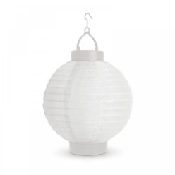 Szolár Fehér lampion - 21 cm