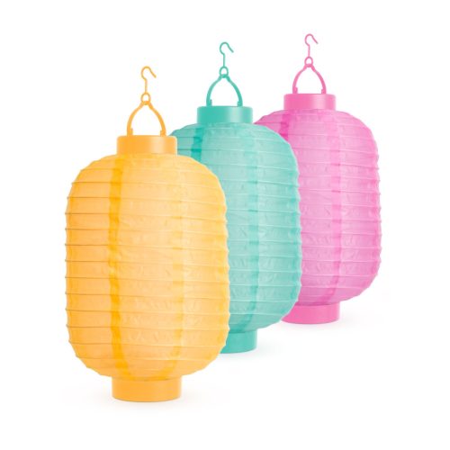 Napelemes Színes Lampion - 21 cm