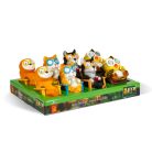 LED-es szolár állatfigurák - 4 féle - 2 x melegfehér LED - 15 cm