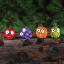 Napelemes Kerti Gyümölcs Figura - 8 x 9 cm