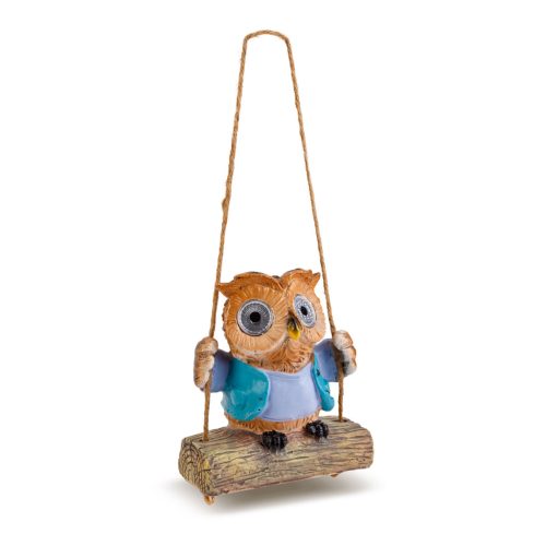 Napelemes Kerti Bagoly Figura