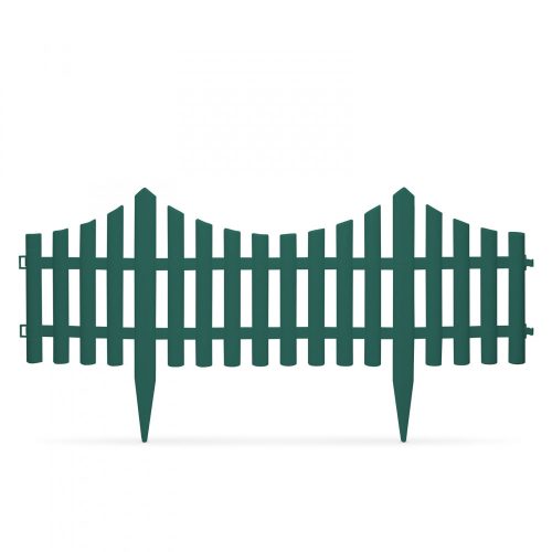 Ágyásszegély - kerti kerítés Zöld 60 x 23 cm