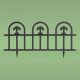 Ágyásszegély - Kerti kerítés - Fekete - 60 x 30 cm
