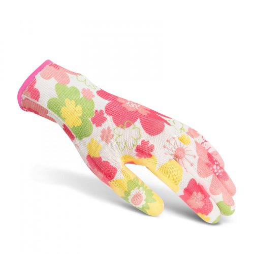 Mintás kerti kesztyű - XS