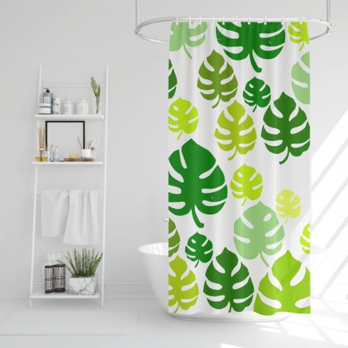 Zuhanyfüggöny fürdőpamaccsal - 180 x 180 cm