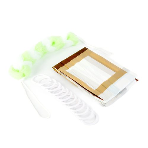 Zuhanyfüggöny fürdőpamaccsal - 180 x 180 cm