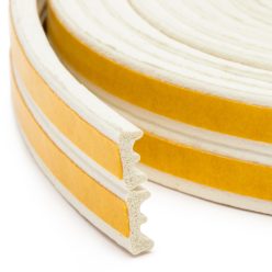 Ajtó Ablak Szigetelő - 9 x 4 mm E - Fehér - 2x 50m