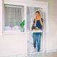 Szúnyogháló függöny ajtóra 100 x 210cm fehér