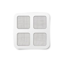   Szúnyogháló javítófolt - 10 x 10 cm - szürke - 4 db / csomag