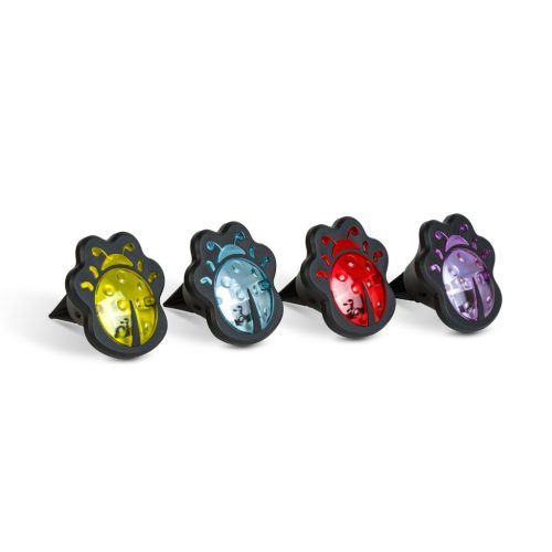 Leszúrható LED szolár Lámpa - Katica - 9 x 9 x 8,5 cm