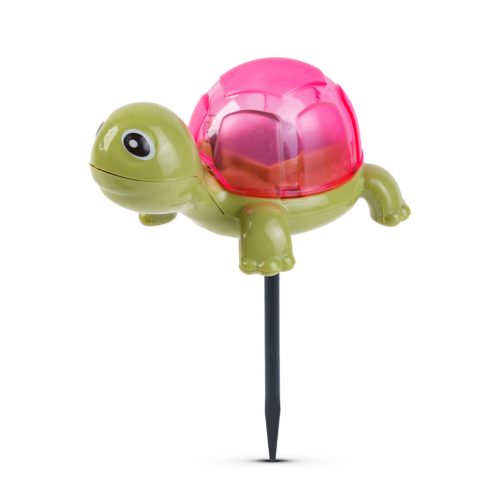 Leszúrható Napelemes Teknősbéka Lámpa - 10 x 6 x 15 cm