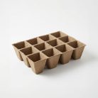 Papír palántanevelő tálca - 15,2 x 11,5 x 4,3 cm - 4 db / csomag