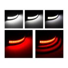 Akkumulátoros Fejlámpa Gesztusvezérléssel - Piros / Fehér COB LED - 800 mAh akkumulátor