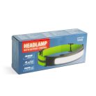 Akkumulátoros Fejlámpa Gesztusvezérléssel - Piros / Fehér COB LED - 800 mAh akkumulátor