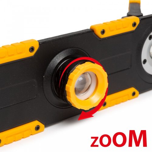 Phenom akkumulátoros LED reflektor - Fókuszálható - Szabályozható - 1500 lumen