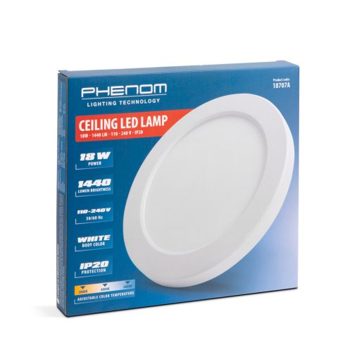 Mennyezeti LED Lámpa - 18W - 1440 lm - IP20