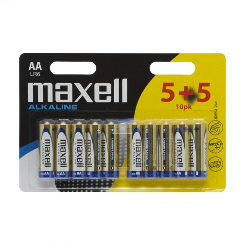 Maxell AA Ceruza elem (5+5db)