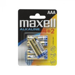 Maxell AAA Mikroceruza elem (4+2db)