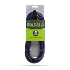 MNC RCA kábel földelő vezetékkel - 5m