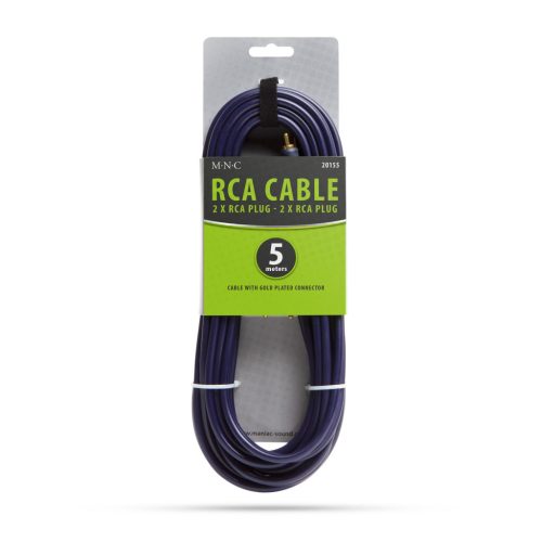 MNC RCA kábel földelő vezetékkel - 5m