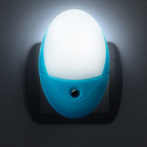 Phenom éjszakai irányfény fényérzékelővel - 6 LED - Kék