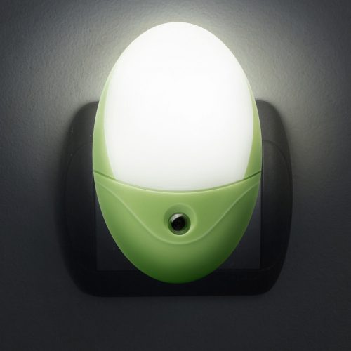 Phenom éjszakai irányfény fényérzékelővel - 6 LED - Zöld