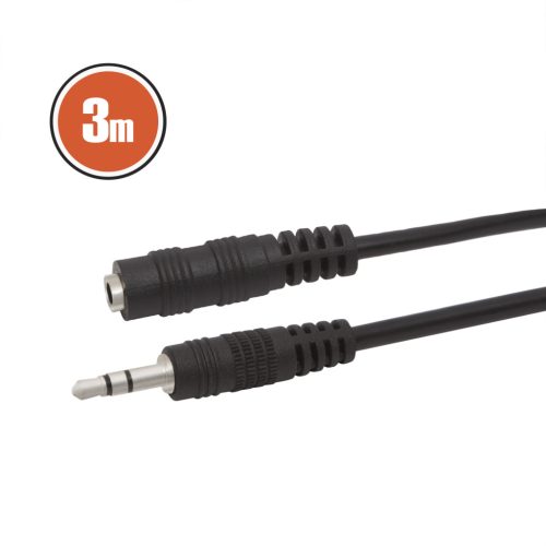 Delight 3,5mm jack hosszabbító kábel - 3m