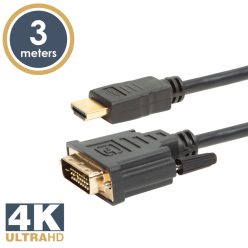 Delight DVI HDMI kábel - 3 m