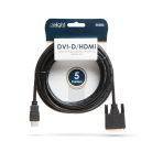 Delight DVI HDMI kábel - 5 m