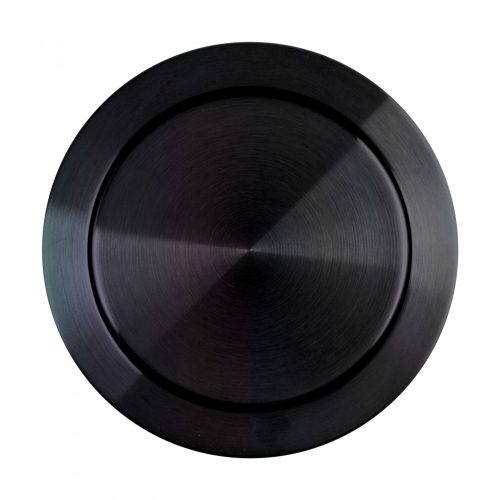 Süllyeszthető elosztó 3 aljzat - 2db USB port - Fekete