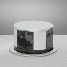 Süllyeszthető elosztó - rejtett - 3-as + USB