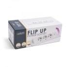 Süllyeszthető elosztó 3-as - Felnyíló Flip kivitel - Fehér