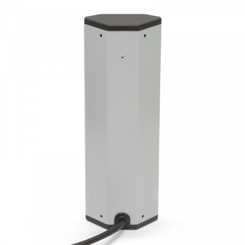 Sarokelosztó 5 aljzattal - alumínium ház