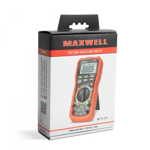 Maxwell 25314 multiméter - True RMS - Induktivitás - Kapacitás - Hőmérséklet mérés