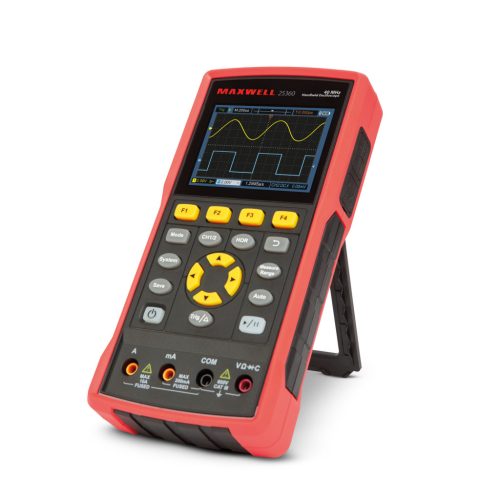 Maxwell Digitális Kézi oszcilloszkóp - 2 csatornás - Színes kijelző