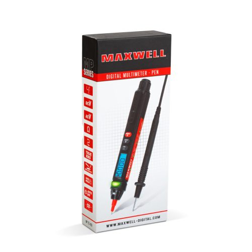 Maxwell 25400 Toll Multiméter True RMS Frekvencia és kapacitás mérés