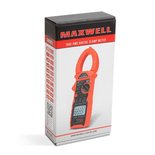 Maxwell 25602B egyenáramú lakatfogó - AC / DC 1000 A - Frekvencia - Kapacitás mérés - TRUE-RMS