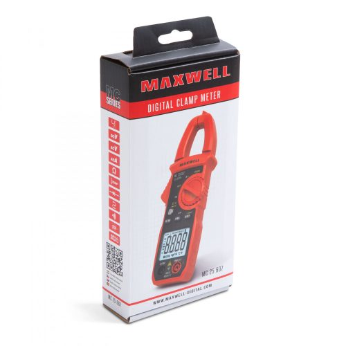 Maxwell MC 25607 lakatfogó - AC 400 A - Frekvencia és hőmérséklet mérés