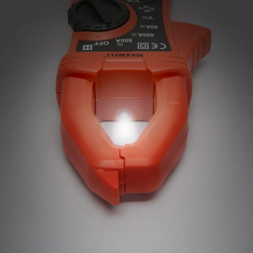 Maxwell MC 25612 egyenáramú lakatfogó - AC / DC 600 A - True RMS - Frekvencia - Kapacitás - Hőmérséklet mérés