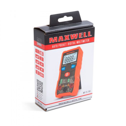 Maxwell 25700 Automata multiméter - Frekvencia és Kapacitás mérés - NCV