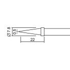 Pákahegy Fahrenheit 28020 forrasztóállomáshoz - 0,5 mm