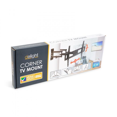 Delight TV sarokkonzol - 40-80" - Vesa 600 x 400