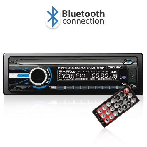 Carguard fejegység MP3 - Bluetooth - FM tuner - SD / MMC / USB olvasó