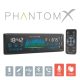 MNC PhantomX Fejegység - 1 DIN - 4 x 50 W - gesztusvezérlés - BT - MP3 - AUX - USB