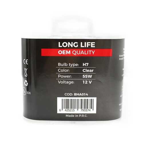 H7 Halogén izzó - 55 W - 12 V