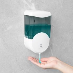   Szenzoros Automata szappanadagoló - Fali - 600 ml - Füst színű tartály