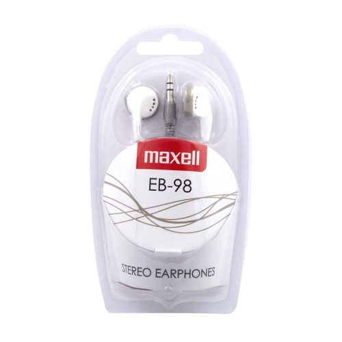 Maxell Fehér Fülhallgató - 3,5 mm jack - 120 cm vezeték - EB-98