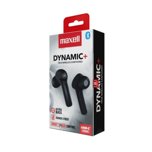 Maxell Bluetooth fülhallgató Fekete - Dynamic + TWS