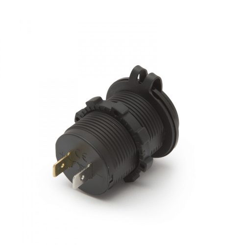 Beépíthető USB töltő - 2 USB port - zöld