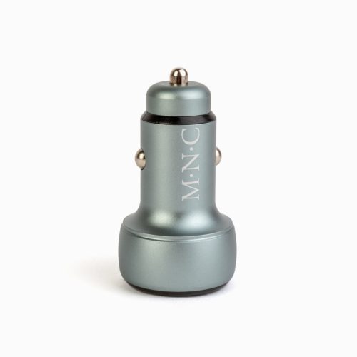 Autós szivargyújtó töltő - USB-C - USB-A - PD  QC gyorstöltés - Feszültségkijelzés - 48W